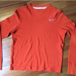 Hollister long sleeve waffle shirt